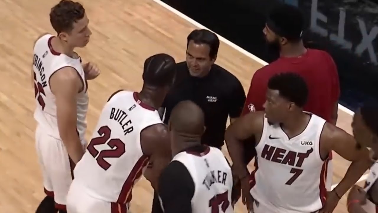 VIDEO: Miami Heat's Erik Spoelstra, Jimmy Butler Fight