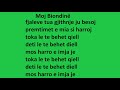 Moj Biondinë COVER (KARAOKE për këndim, Cover)