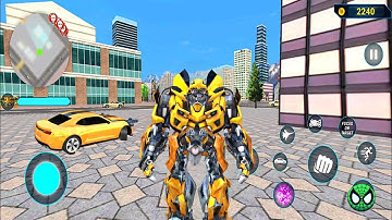 Unlocking Bumblebee The Transformers Robot Car Jet Transformation Game #7 - Android Gameplay