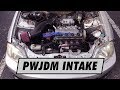 Y8 intake and Password JDM install on Project Civic EK