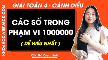 Toán lớp 4 Bài 4: Các số trong phạm vi 1000000 - Trang 12, 13 - Cánh diều (DỄ HIỂU NHẤT)