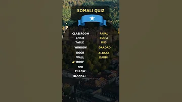 Learn English And Somali Shorts 