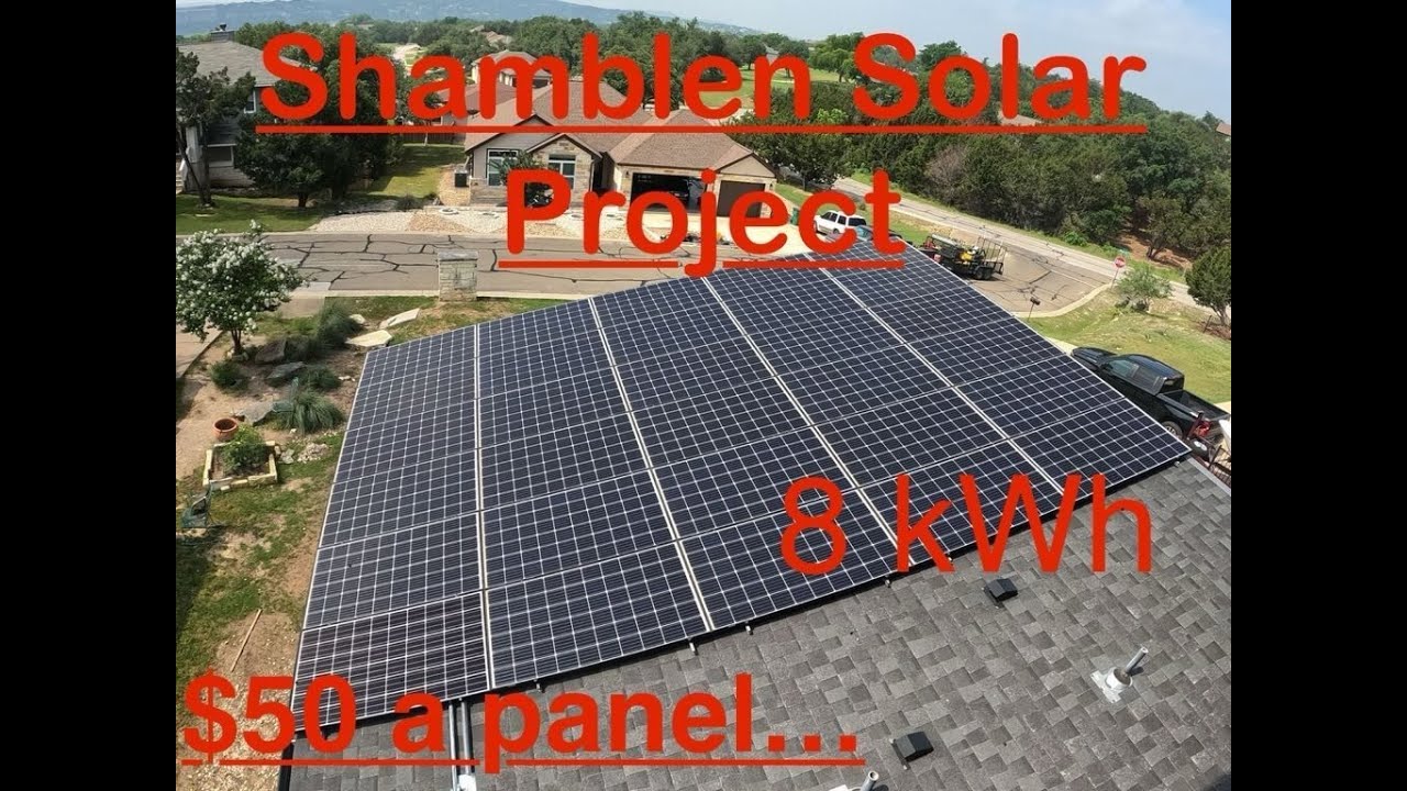 8 kWh Point Venture DIY Solar Project Trailer Video with My Brother and ...