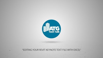 Editing Your Revit Keynote Text File with Excel
