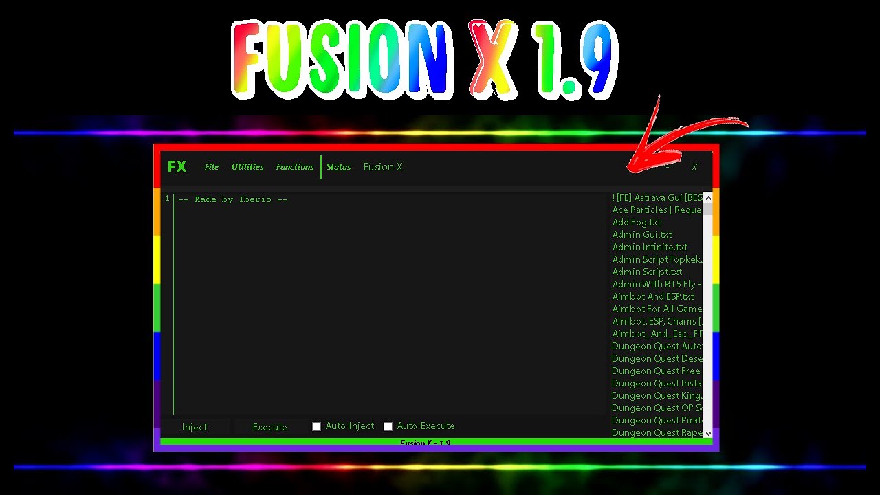 Fusion X 1 9 Atualizado Super Update Exploit Executor Free Youtube - roblox particles script pastebin