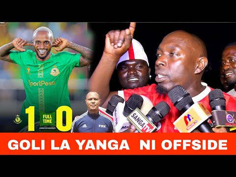 KISUGU AWAKA SIMBA KUFUNGWA NA YANGA LEO REFA AMEIPA YANGA GOLI LA OFFSIDE
