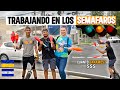 Experimento ucraniana y salvadoreos pidiendo dinero en la calle  el salvador