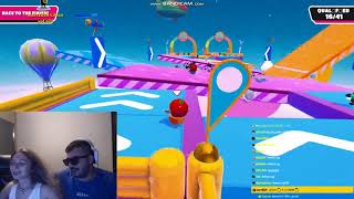 Abbas Yanbasan Mani̇taya Fall Guys Oynatiyor