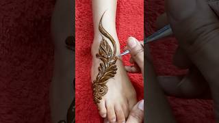 Simple Arabic mehedi Design #mehndi #henna #dubai #style #fashion #song #mehandi #farheenscreation