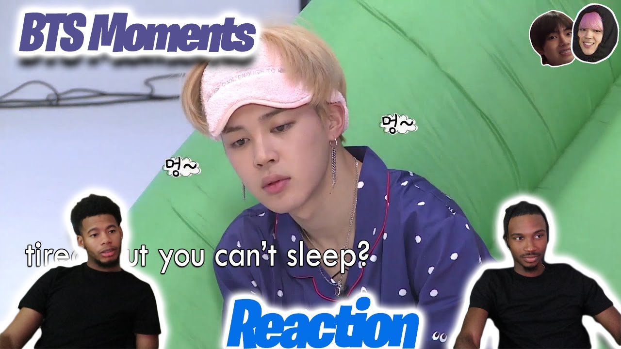 bts run moments to watch before you sleep at night Reaction