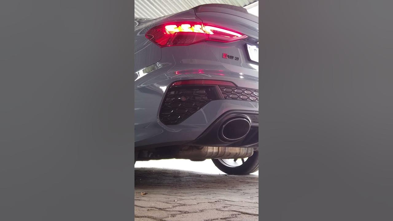 Cold start the AUDI RS3 I’m not too sure about that soft limiter