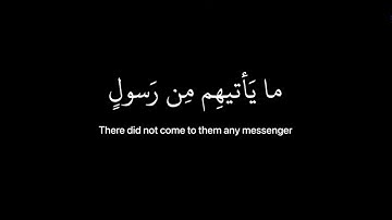 يا حسرةً على العباد  كروما قران شاشه سوداء  القارئ شريف مصطفى