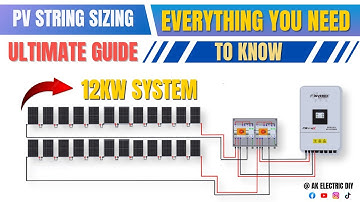 Solar String Sizing Explained: Avoid These Costly Mistakes! (6kW & 12kW Examples)