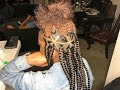 JUMBO TRIANGLE BOX BRAIDS | very DETAILED PARTING tutorial