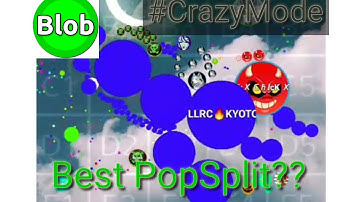 Best Moments PopSplit - Crazy Mode | Blob io Official