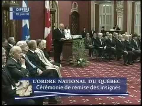 FRANOIS CHARTIER PROMU DANS L'ORDRE NATIONAL