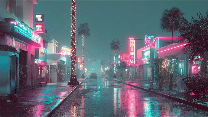 ＢＡＣＫ　ＴＯ　１９８６ [ Synthwave - Retrowave - Dreamwave Mix ] | Christmas Neon Urban Nights