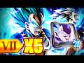 Dawg...😭😭😭 5X ZENKAI BUFFED SSB VEGETA WITH NEW PLAT EQUIP!!! (Dragon Ball Legends)