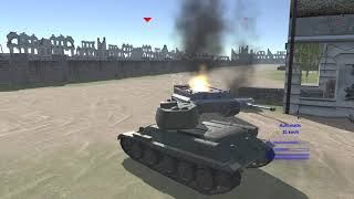 WWII Tanks: Battlefield - T-34 85 Battle of Stalingrad screenshot 4