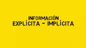¿Cómo extraer información explícita e implícita?