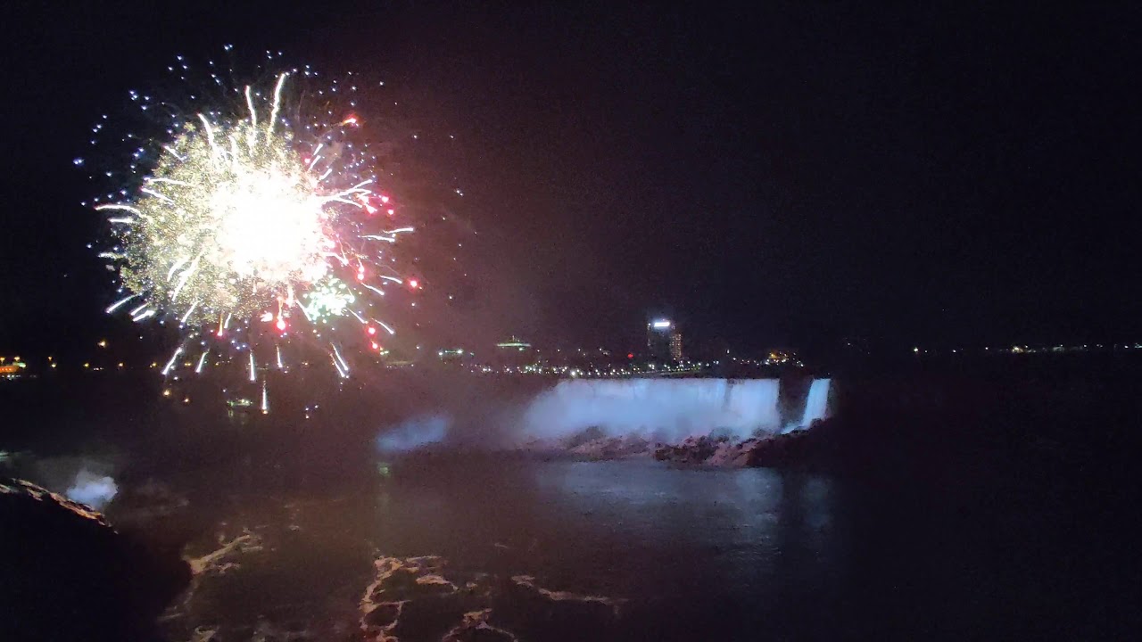New Year 2020 Fireworks At Niagara Falls YouTube