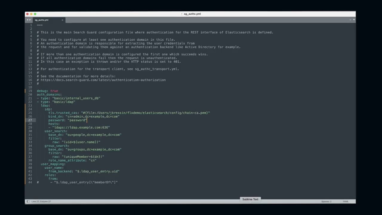 Search Guard FLX Secrets Store
