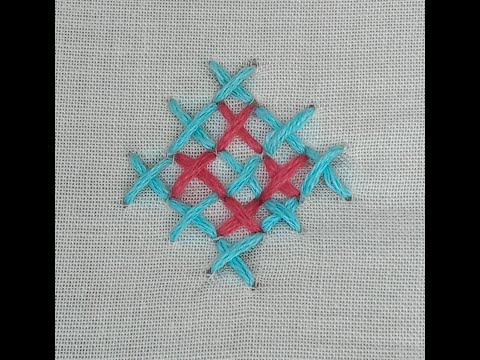 Cross stitch tutorial for beginners #diycrafts