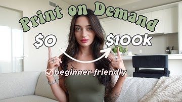 How to start Etsy Print on Demand as a Beginner | Easy Design Tutorial