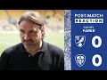 “We take the draw” | Daniel Farke reaction | Norwich City 0-0 Leeds United