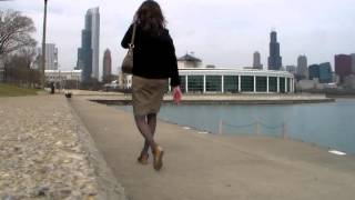 on the landing near Shedd Aquarium dressed in my Apt.9 skirt