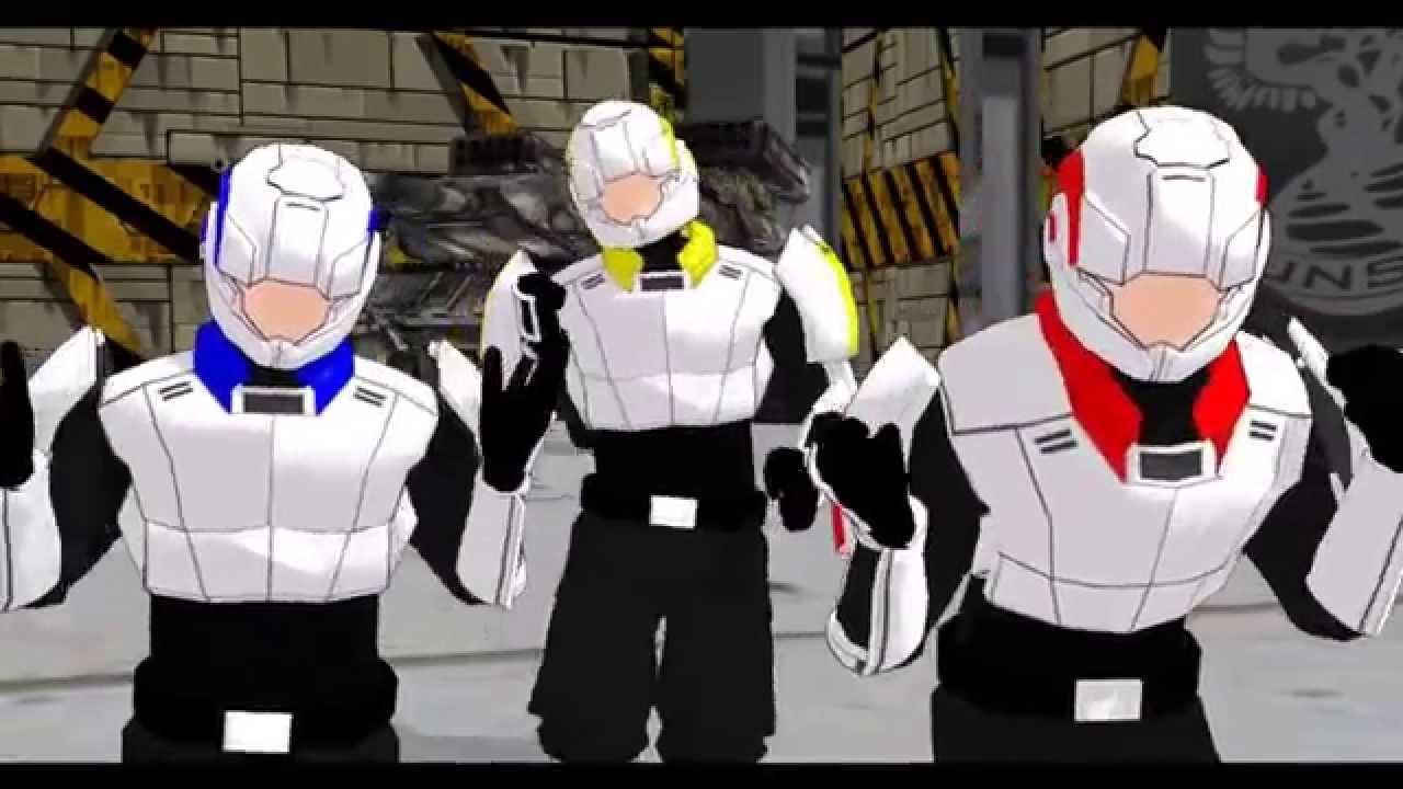 MMD RWBY - When Atlas Soldiers are bored... - YouTube