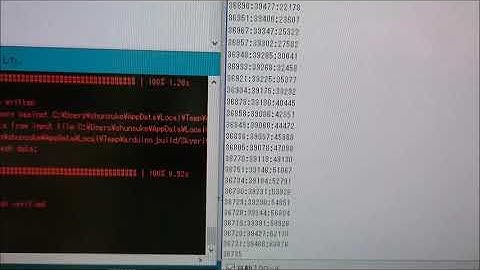 Skywriter + Arduino (3D finger tip position tracking & Gesture recognition).