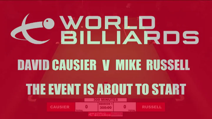 2016 LITEtask World Billiards Championship (Timed) Final: David Causier v Mike Russell
