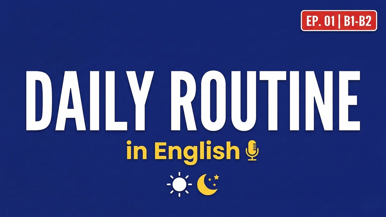 Talk About Your Day in English Naturally | B1 Podcast