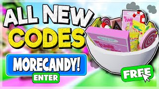 (2021) ALL *NEW* UPDATE!? OP CODES!? Roblox Candy Eating Simulator [ROBOT EGG🤖]