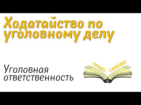 Видео: Что такое рассмотрение ходатайства по уголовному делу?