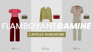 KIBBE CAPSULE WARDROBE: Flamboyant Gamine + Summer Outfit Ideas
