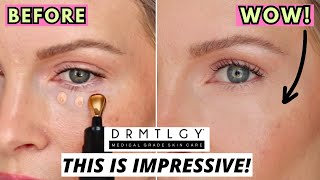 NEW! THE BEST UNDER EYE SPF | THE DRMTLGY LUMINOUS EYE CORRECTOR SPF 41 | OMG THIS IS IMPRESSIVE!