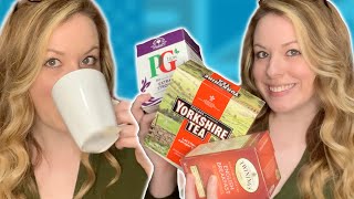 AMERICAN girl DECIDES which BRITISH TEA Tastes the BEST!