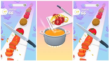Perfect Slices- all level gameplay Android,ios (Level-61-65)