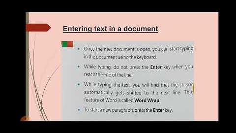 Class III Computer Chapter 4 (Introduction To MS Word 2010)