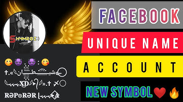 How To Make Unique Name Facebook Account 2023 | Facebook Emoji Name Account 2023 | Working Trick