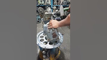 removing Gear shaft sprocket using iron rod and hammer #shorts #gear #motors