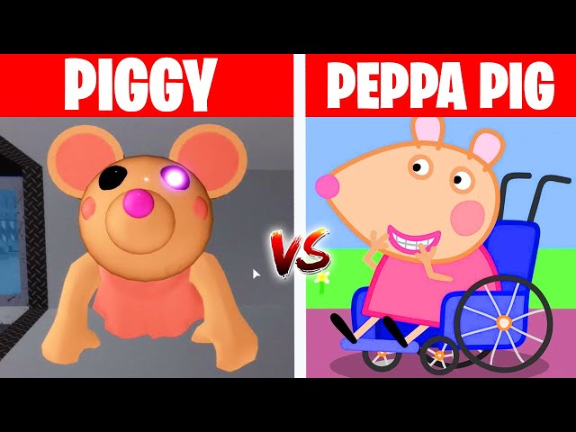 PERSONAGENS de PIGGY vs PERSONAGENS de PEPPA PIG (Roblox) 