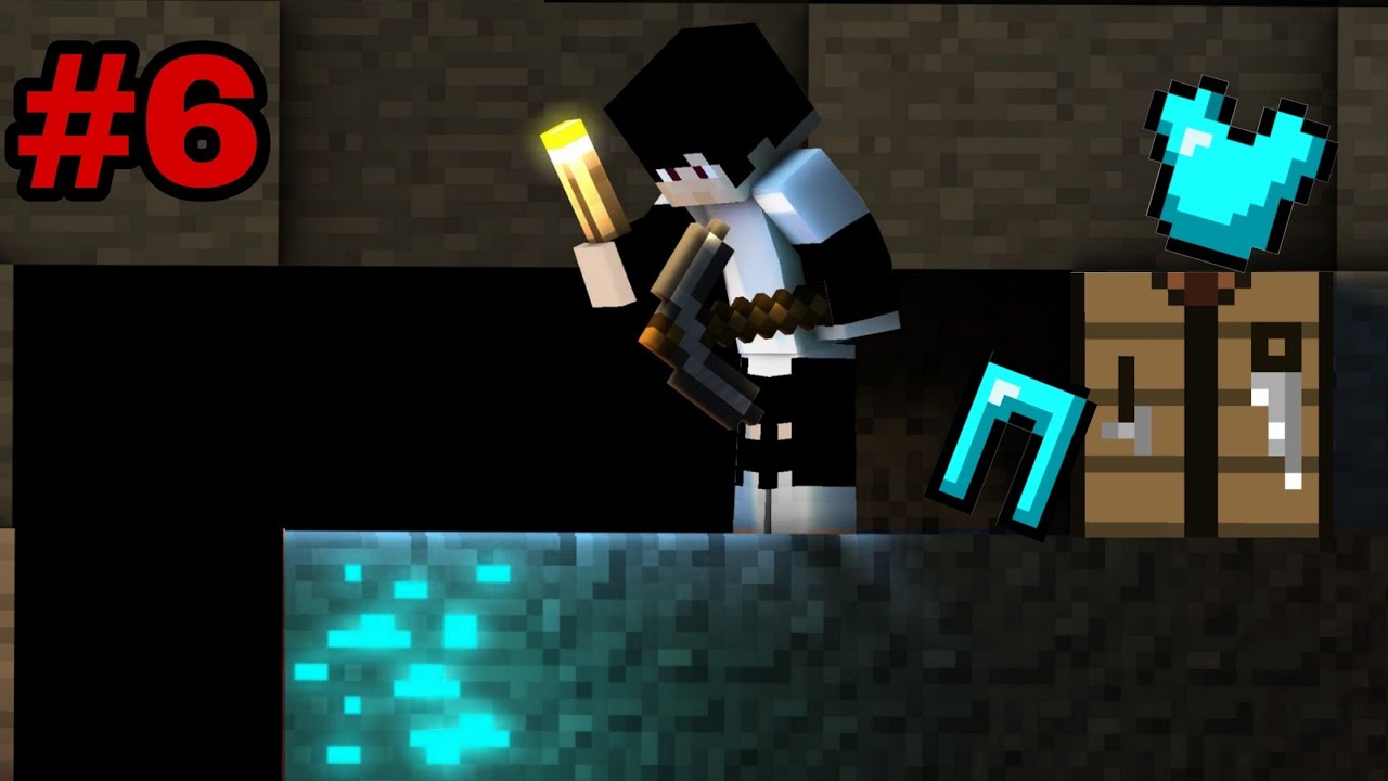 I Made Full Diamond Armor In Minecraft Survival #6 - YouTube