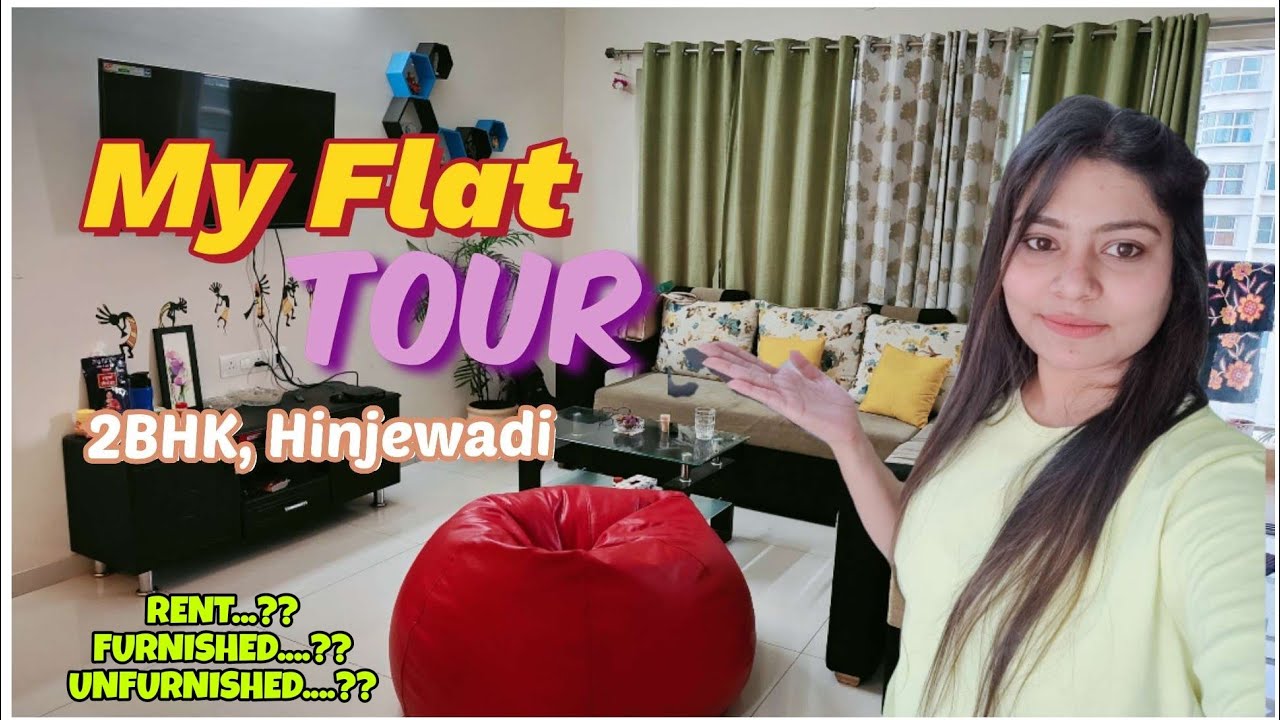 My Flat Tour | Rented 2BHK Flat Tour | Furnished Flat Tour | Hinjewadi Phase 3