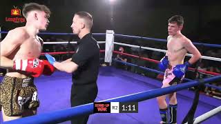 Alfie Amos Smith Vs Nathan Powell - 68kg K1 bout on Stand Up War - 13th April 2024