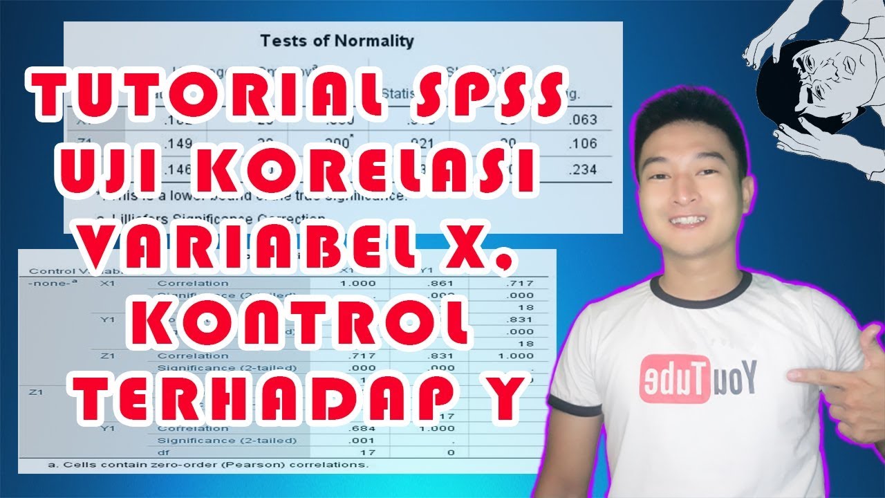 Uji Korelasi Variabel Bebas dan Variabel Kontrol terhadap Y | Tutorial Lengkap SPSS