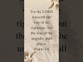 Daily Bible Verse - PSALM 1:6 #shorts #bible #jesus