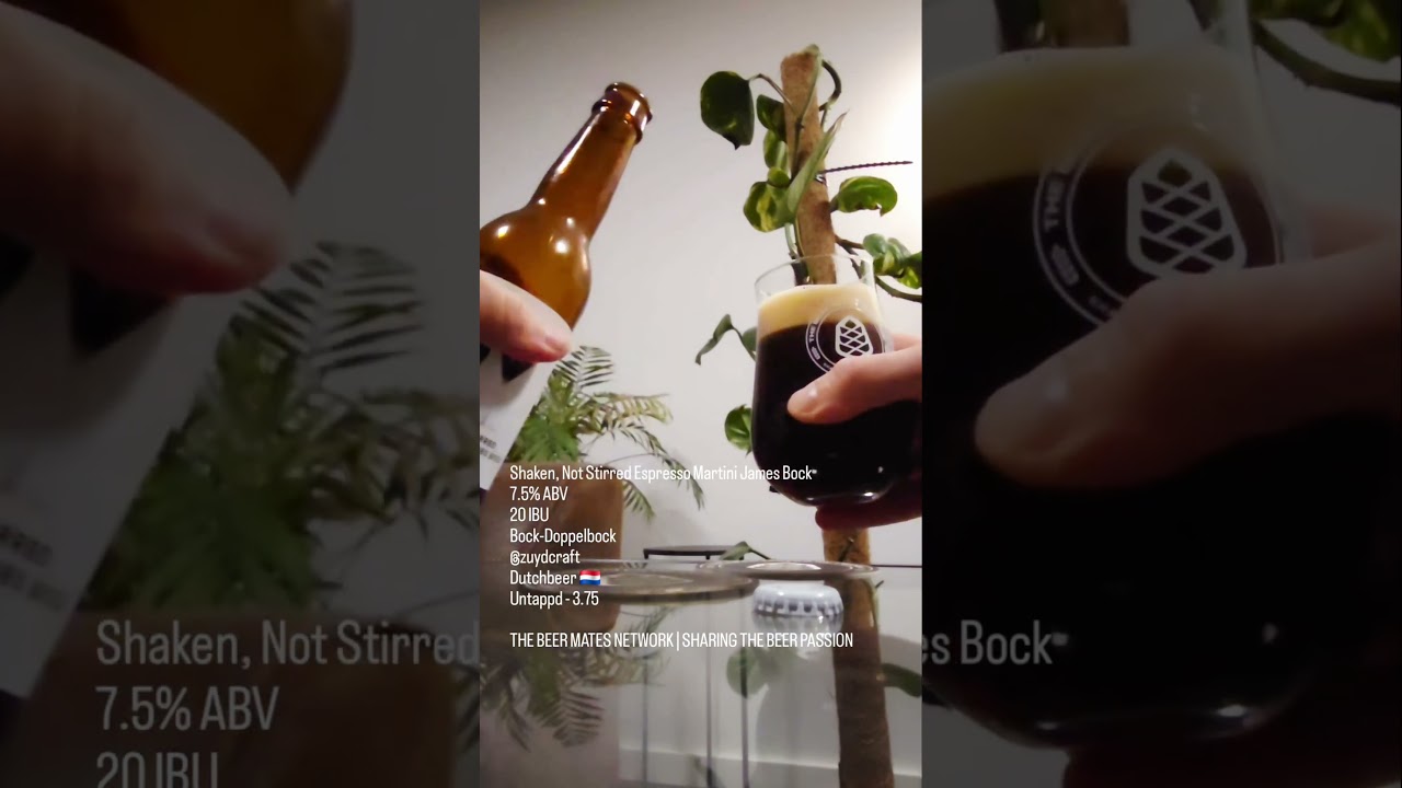 Shaken, Not Stirred Espresso Martini James Bock